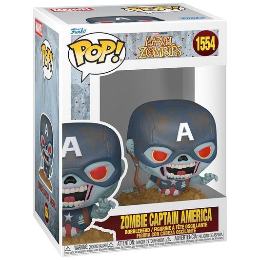 Funko POP! MZS4– Zombie Captain America (10 cm) goobee