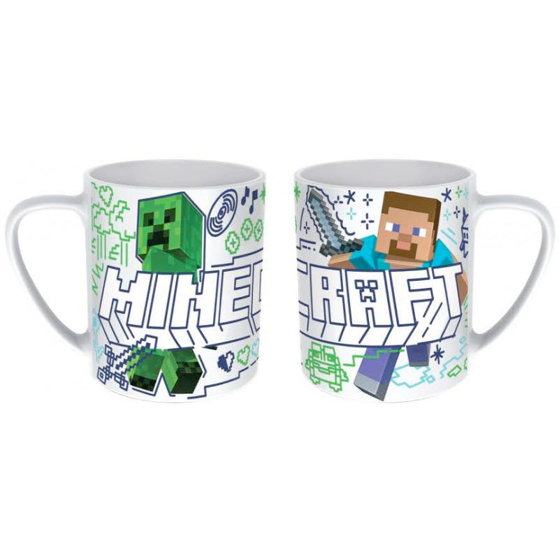 Minecraft Creeper Vs Miner Tasse, 325 ml