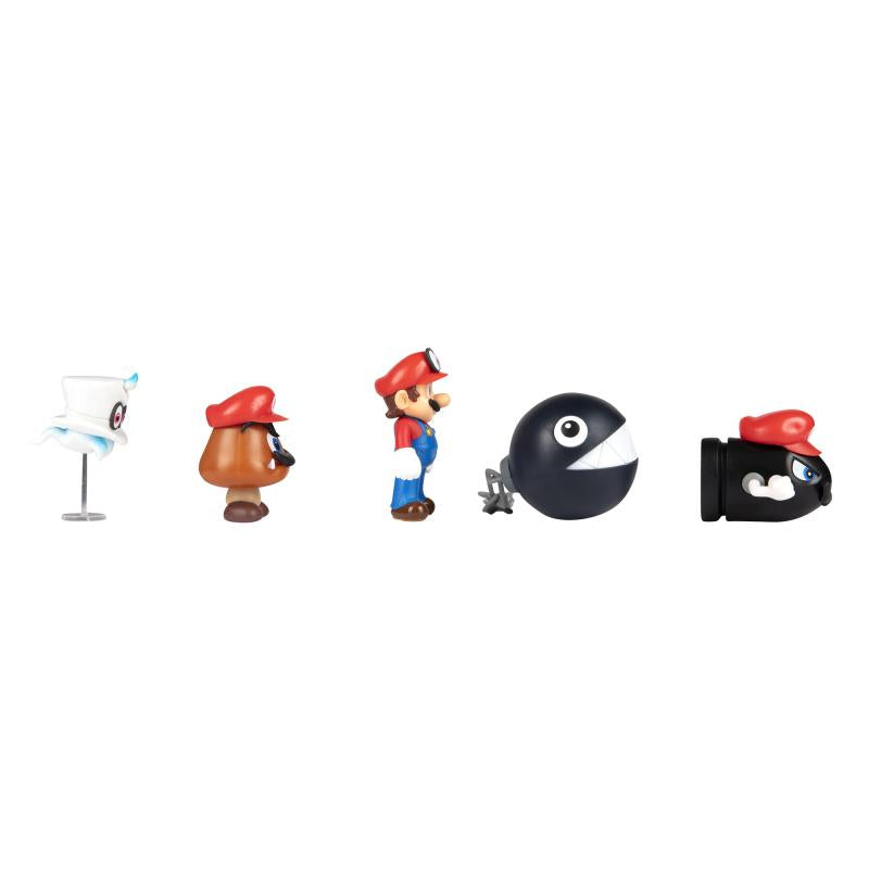 Nintendo Super Mario Figuren 5er Set Mario Odyssey, 6 cm