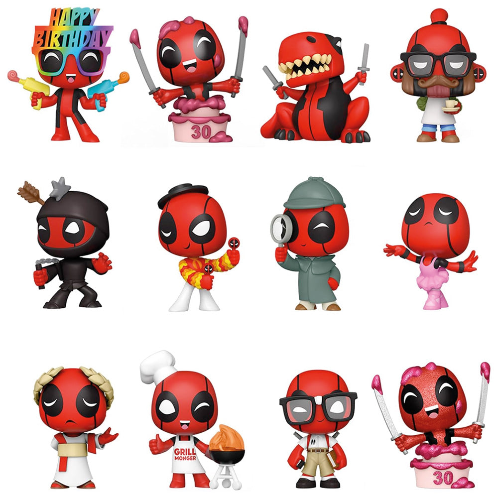 Funko POP Mystery Mini! Deadpool 30th Blindbox, 9 cm goobee