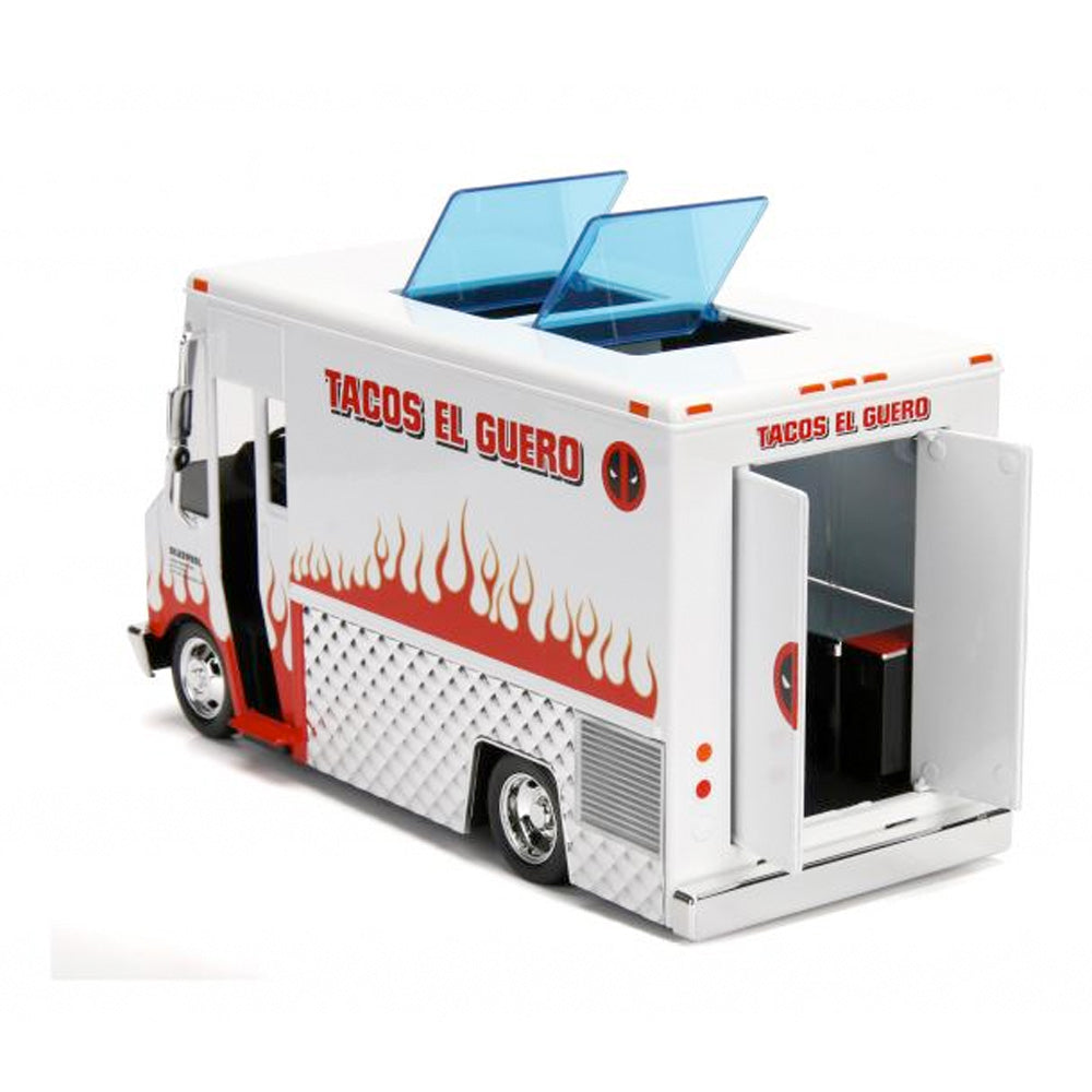 Marvel Deadpool Foodtruck 1:24, ca. 18 cm inkl. Die-Cast Figur Deadpool goobee