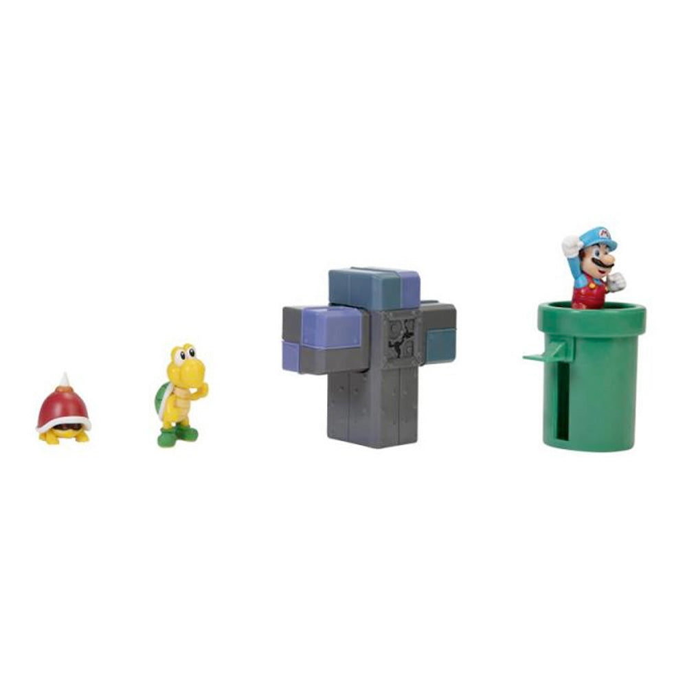 Nintendo Super Mario Underground Diorama Spielset, 6,5 cm goobee