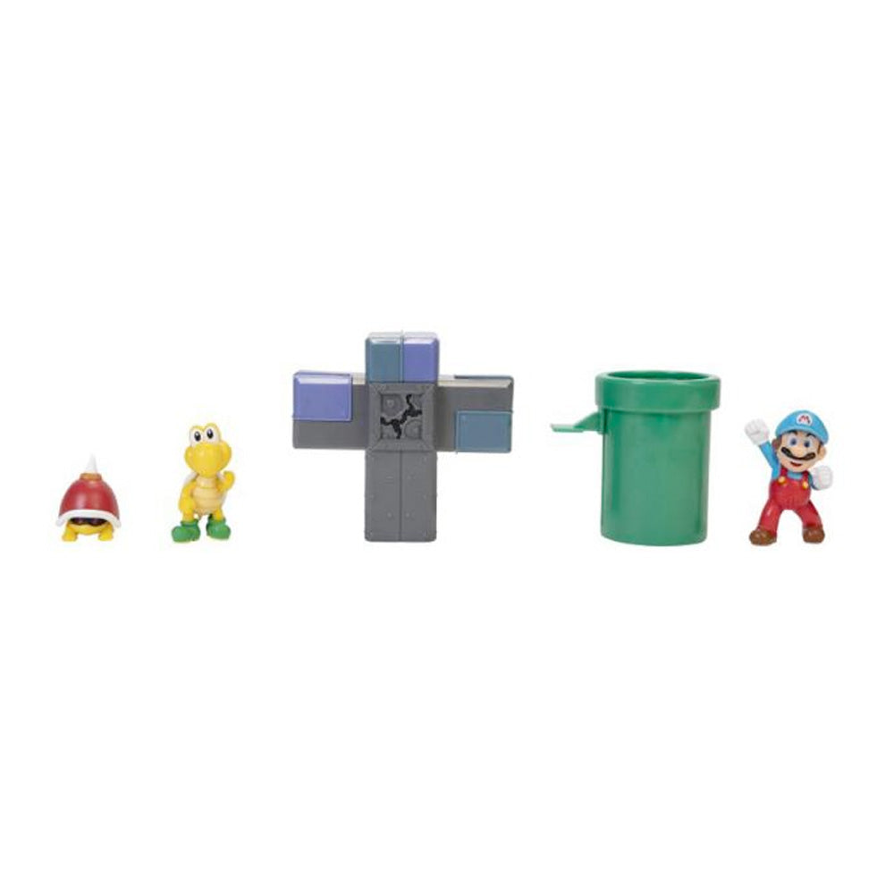 Nintendo Super Mario Underground Diorama Spielset, 6,5 cm goobee
