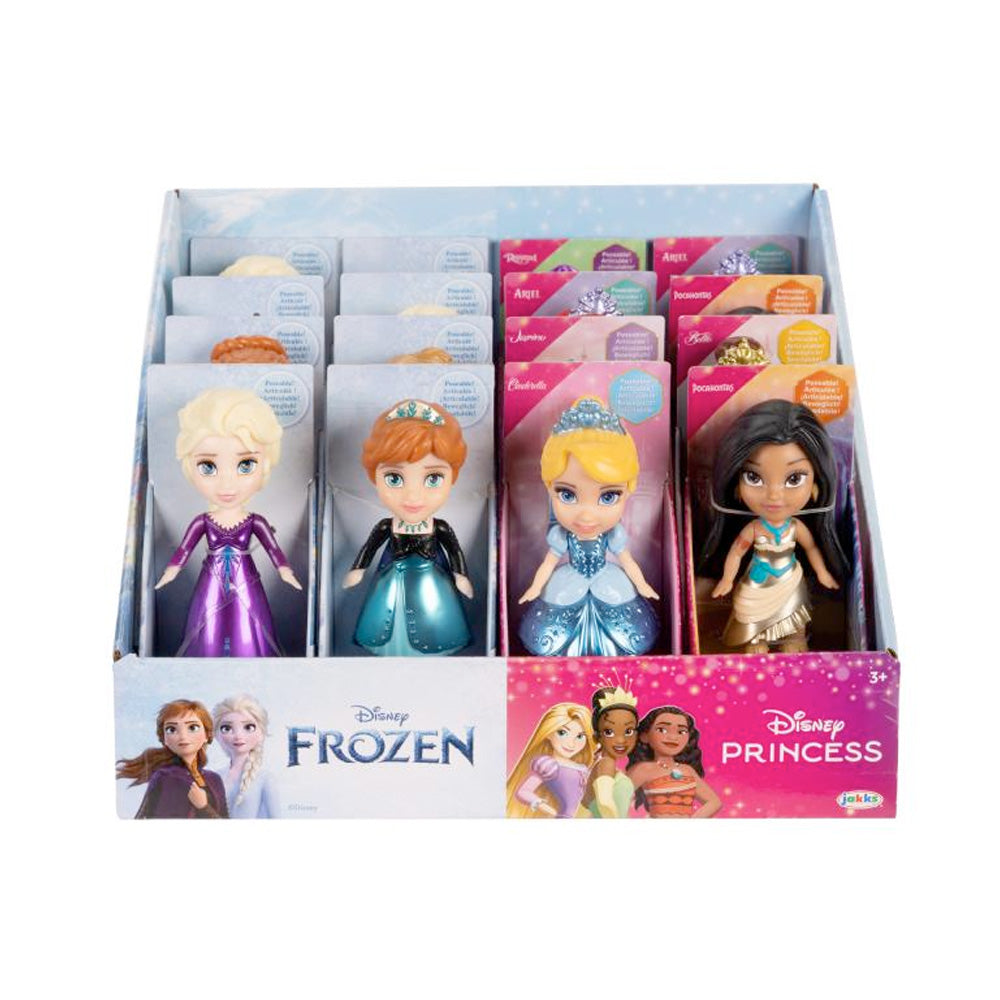 Disney MiniPuppen Prinzessinnen metallic, 7,5 cm goobee
