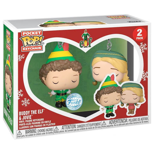 Pocket POP! Elf 2er Pack Buddy & Jovie (4 cm) goobee
