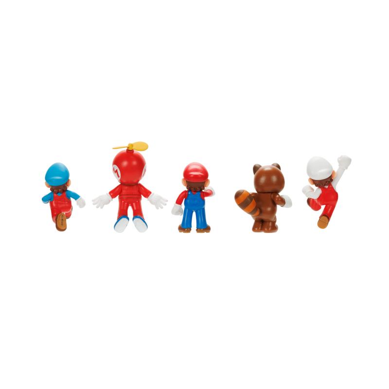 Nintendo Super Mario Figuren 5er Set Only Mario, 6,5 cm