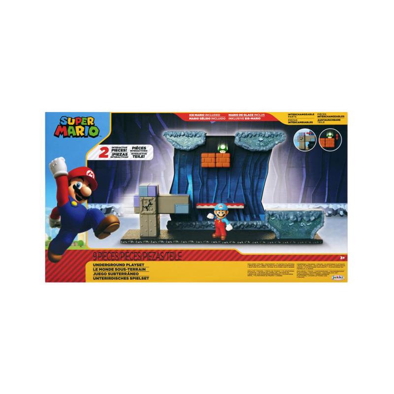 Nintendo Super Mario Underground Spielset, 6,5 cm