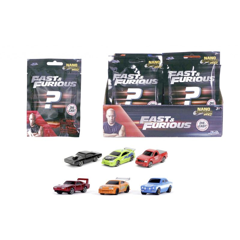 Fast & Furious Nanofigs Blind Pack, 4 cm