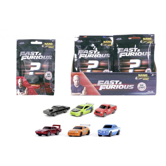 Fast & Furious Nanofigs Blind Pack, 4 cm goobee