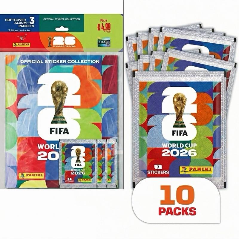 Panini Fifa World Cup 2026 Sticker Starter Pack 1 + 10 Packs