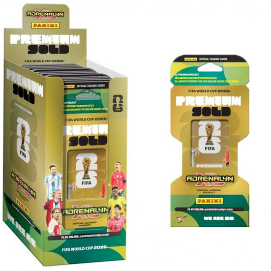 Panini Fifa World Cup 2026 Adrenalyn XL TC Premium Gold Flow Pack