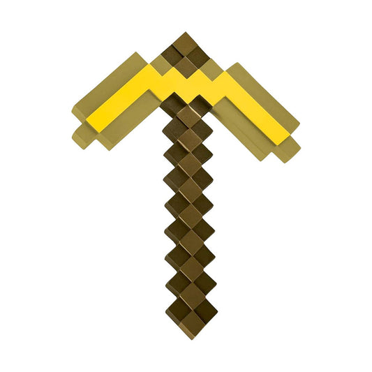 Minecraft Spitzhacke Gold, 50 cm goobee
