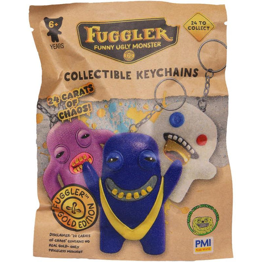 Fuggler Schlüsselanhänger Gold Edition 6,5 cm