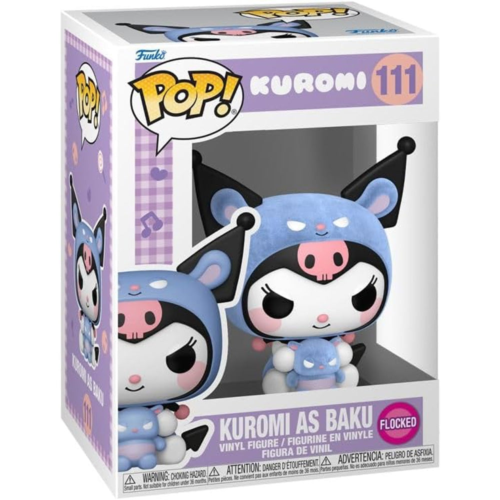 Funko POP! Kuromi – Hello Kitty / Sanrio (HK S8, Flocked, 10 cm)