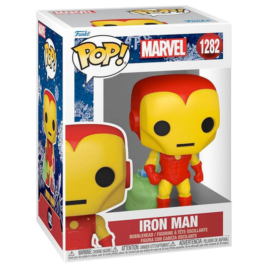 Funko POP! Marvel Holiday Iron Man w/ Bag, 10 cm goobee