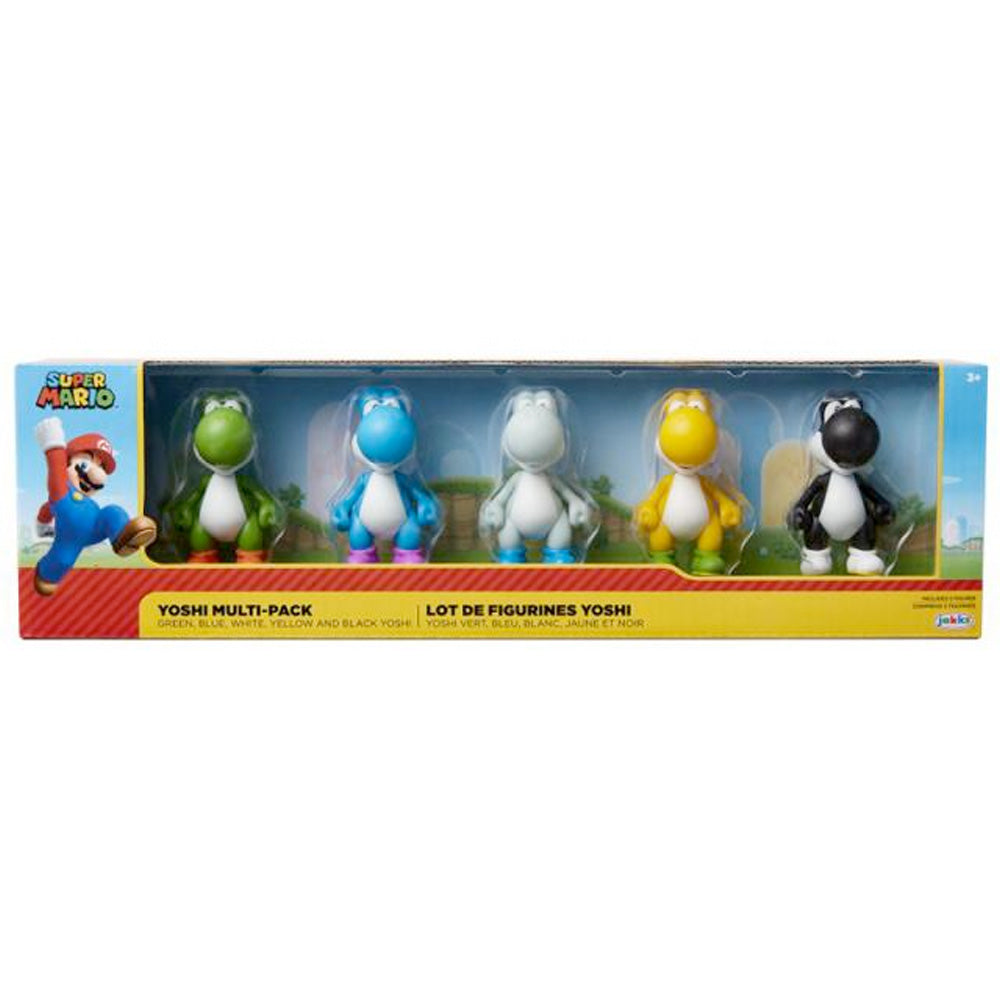 Nintendo Super Mario 5. Yoshi-Set, 6,5 cm goobee