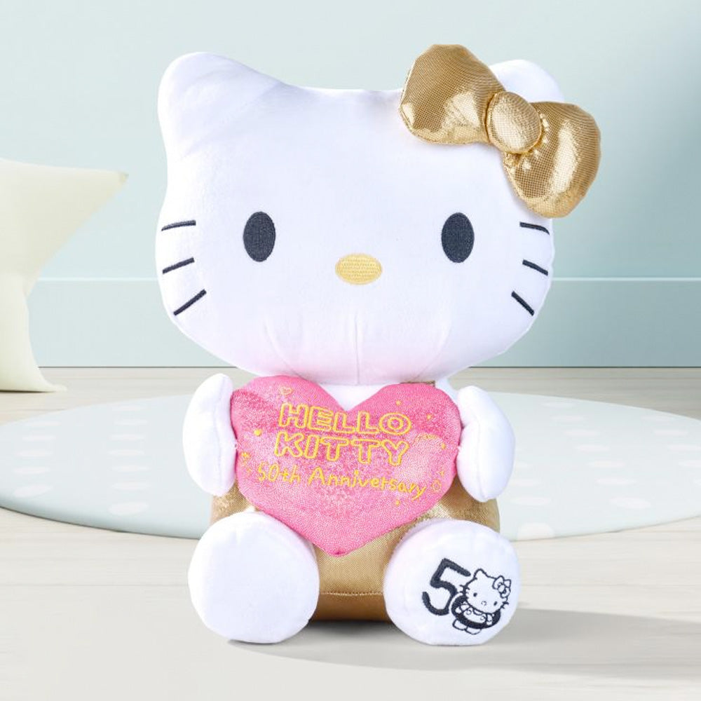 Hello Kitty 50 Jahre Jubiläum Plüsch, 30cm (Limitiert auf 10.000 Stück.) goobee