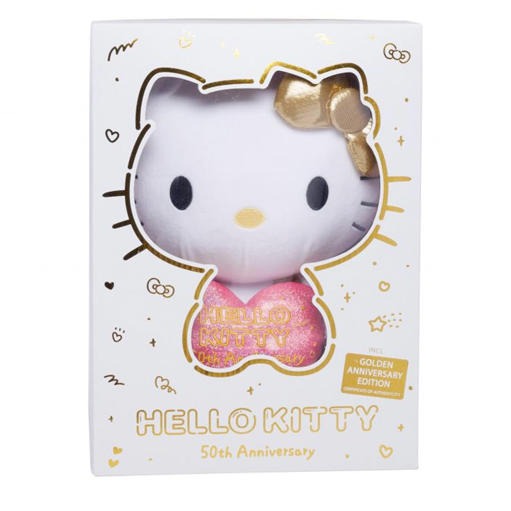 Hello Kitty 50 Jahre Jubiläum Plüsch, 30cm (Limitiert auf 10.000 Stück.) goobee