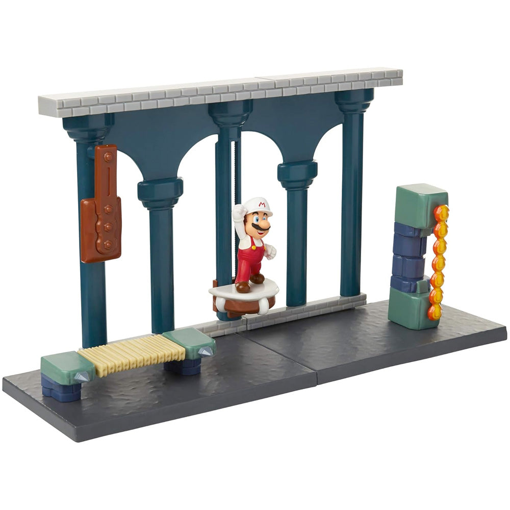 Nintendo Super Mario Lava Castle Spielset, 6,5 cm goobee