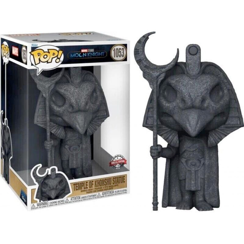 Funko POP Jumbo! Moonknight Temple of Khonshu Statue, 25 cm