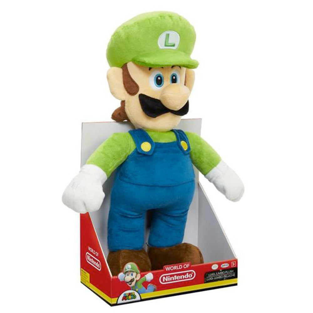 Nintendo Super Mario Plüsch Jumbo Luigi, 50 cm goobee