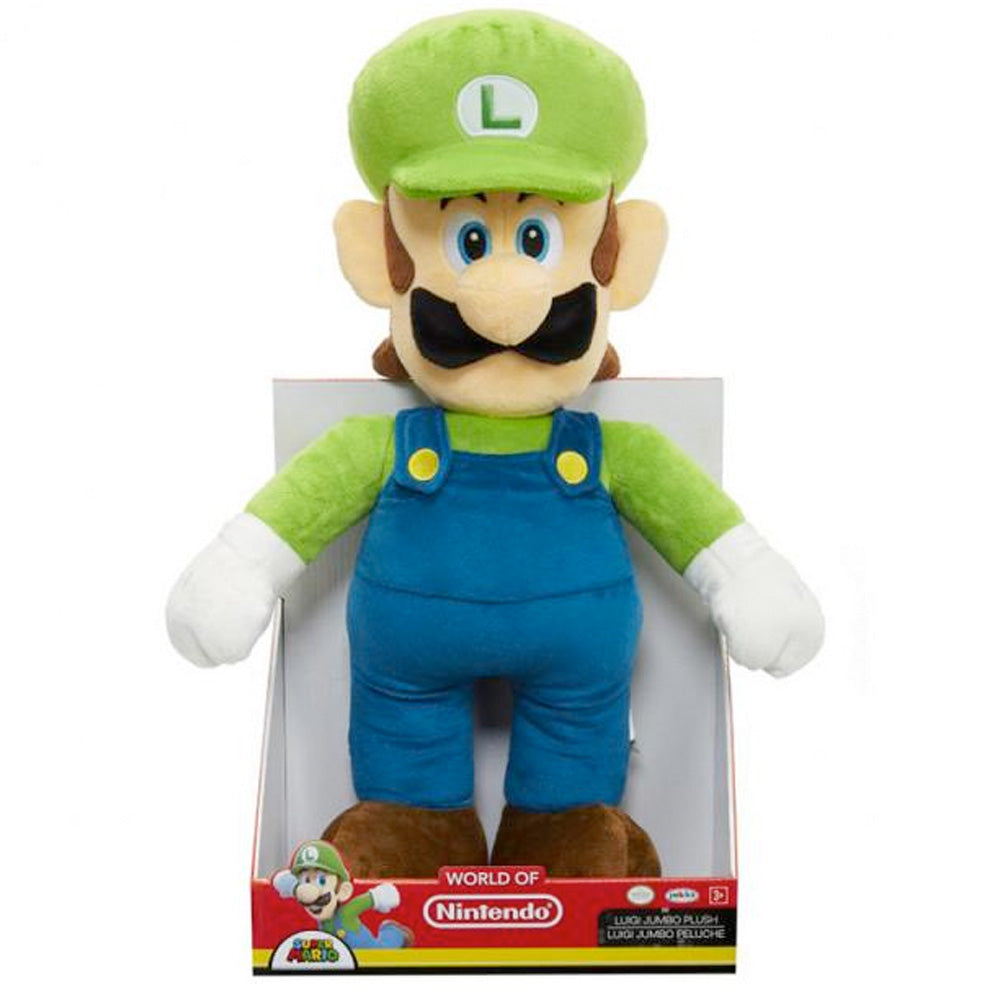 Nintendo Super Mario Plüsch Jumbo Luigi, 50 cm goobee