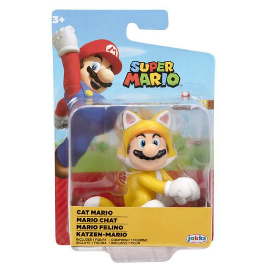 Nintendo Super Mario Figur Katze, 6,5 cm goobee