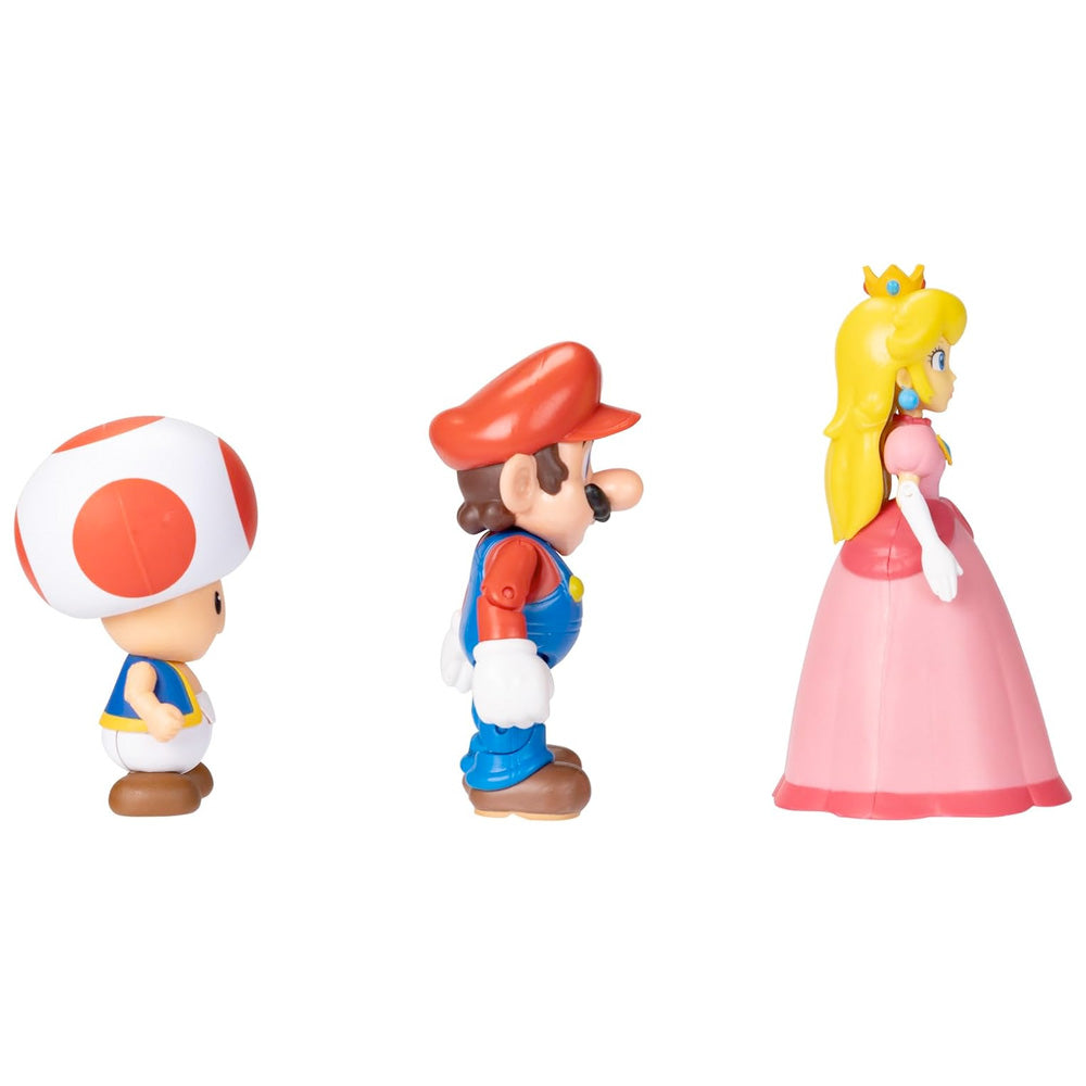 Nintendo Super Mario 3er Pack Mario & Freunde, 10 cm goobee