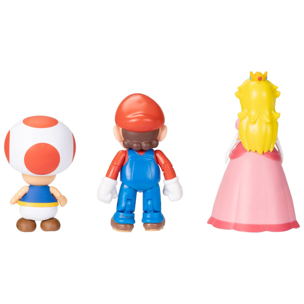 Nintendo Super Mario 3er Pack Mario & Freunde, 10 cm goobee