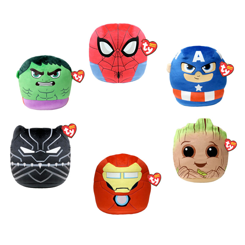 Ty Marvel Squish Kissen, 20 cm