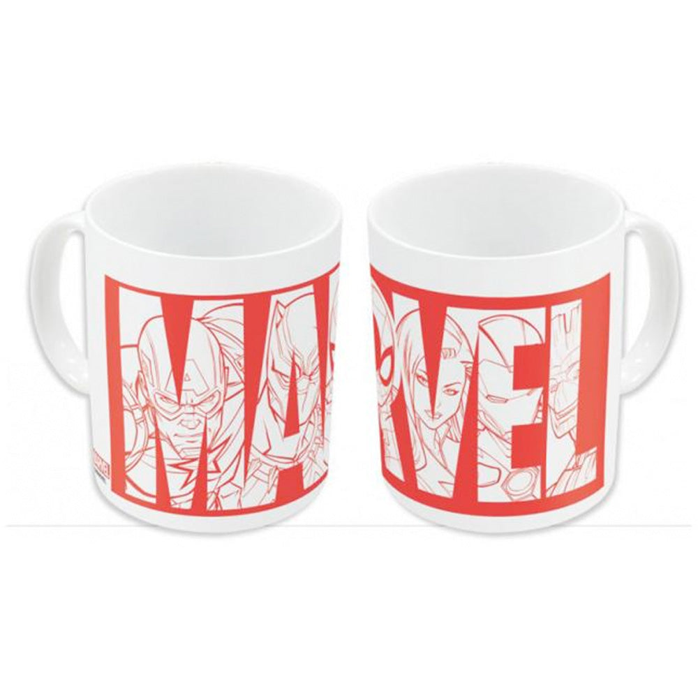 Marvel Logo Tasse, 325 ml goobee