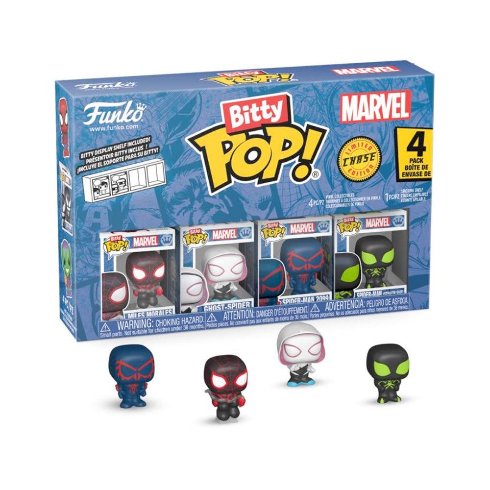 Funko Bitty POP! Spiderman 4er Pack, 3 cm goobee