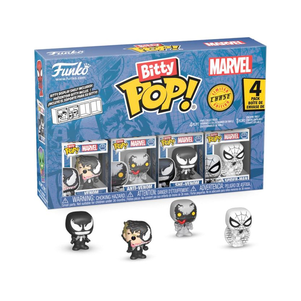 Funko Bitty POP! Spiderman 4er Pack, 3 cm goobee