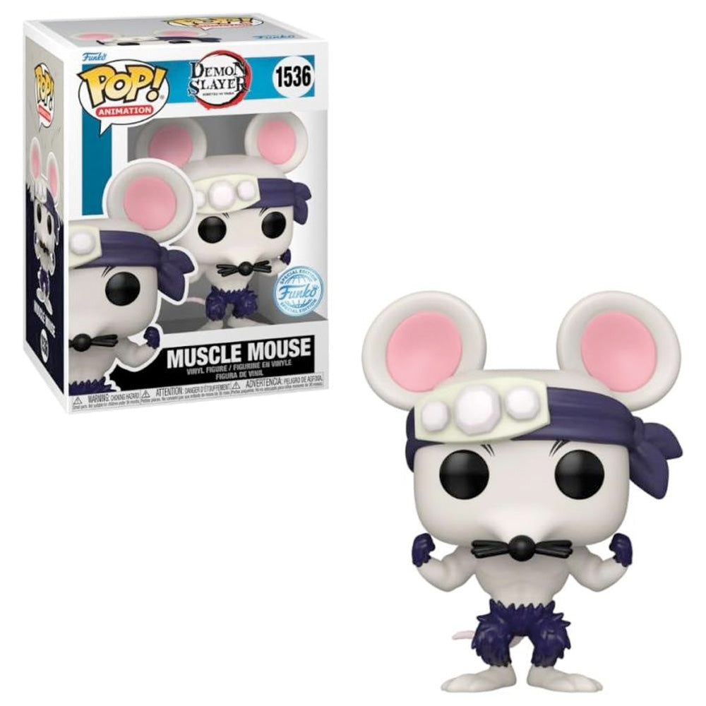 Funko POP! Demon Slayer Muscle Mouse Flocked, 10 cm goobee