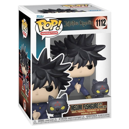 Funko POP! Jujutsu Kaisen S1 Megumi w/ Dogs, 10 cm goobee