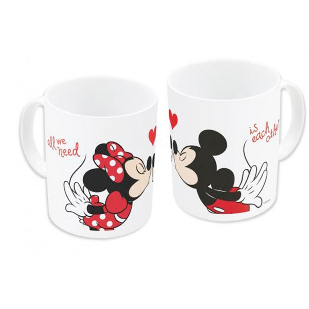 Minnie & Mickey Mouse Kiss Tasse, 325 ml goobee