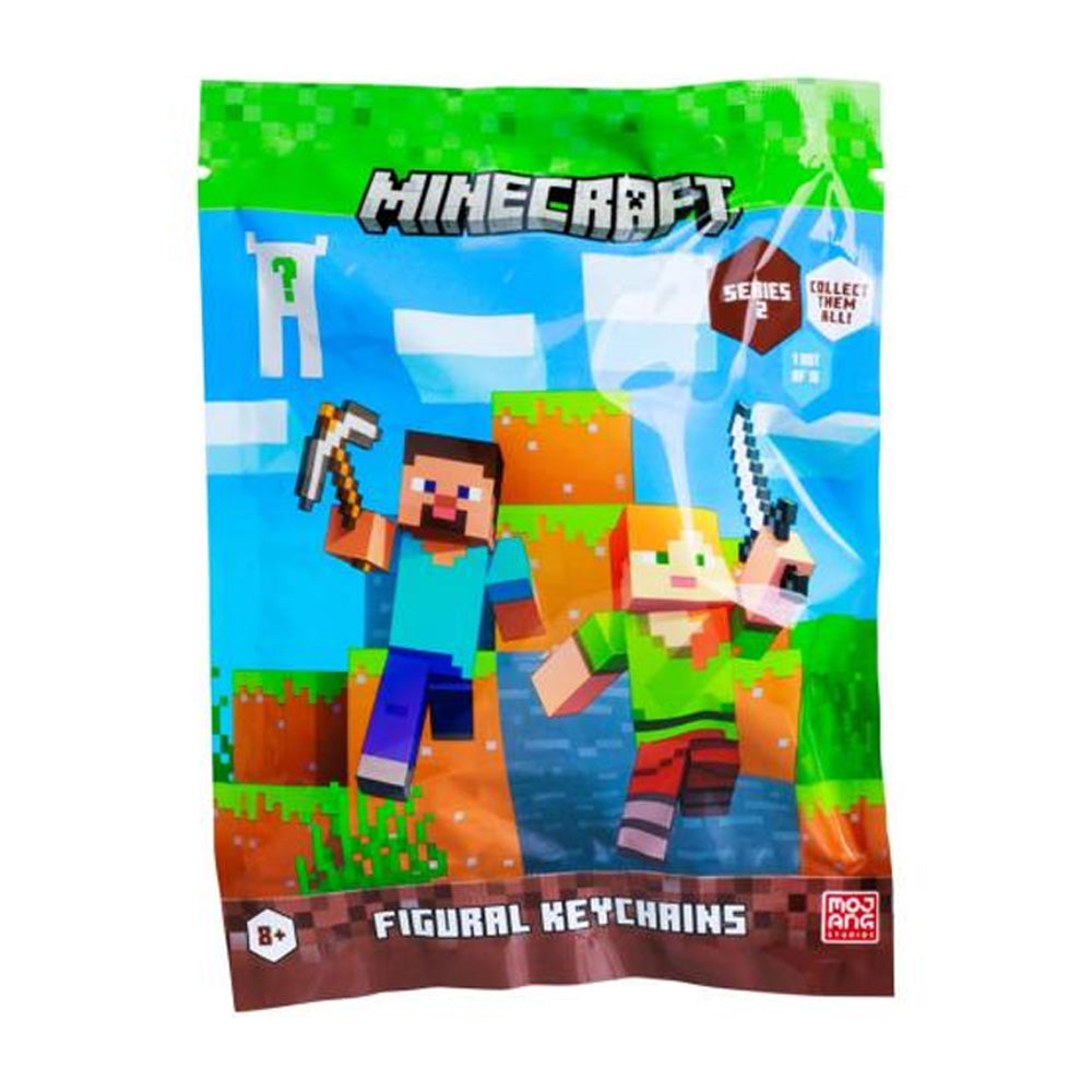Minecraft 3D Schlüsselanhänger S2 in Blind Pack, 6 cm