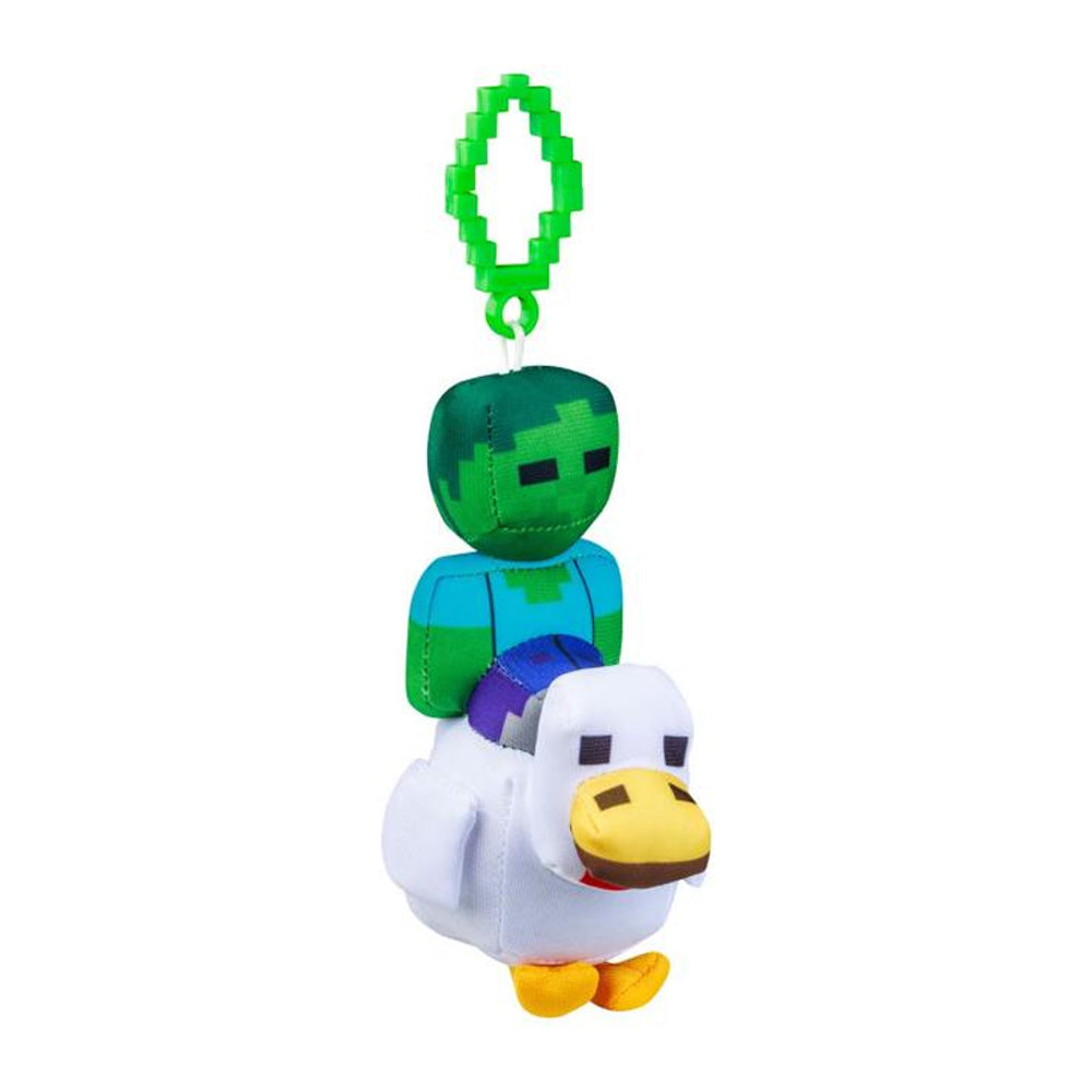 Minecraft Clip on Plüsch in Blind Box, 13 cm