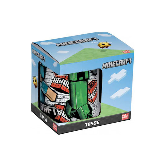 Minecraft Alex & Miner Vs Creeper Tasse, 325 ml