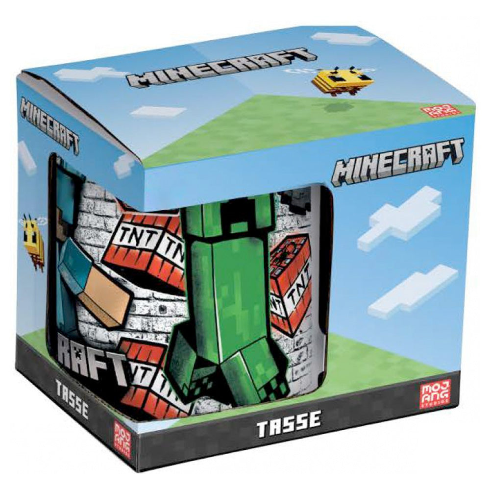 Minecraft Tasse Alex & Miner Vs Creeper, 325 ml goobee