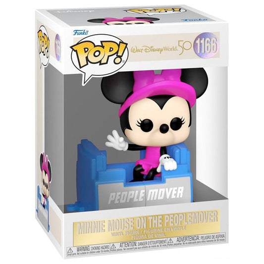 Funko POP! Disney World 50TH People mover Minnie, 10 cm goobee