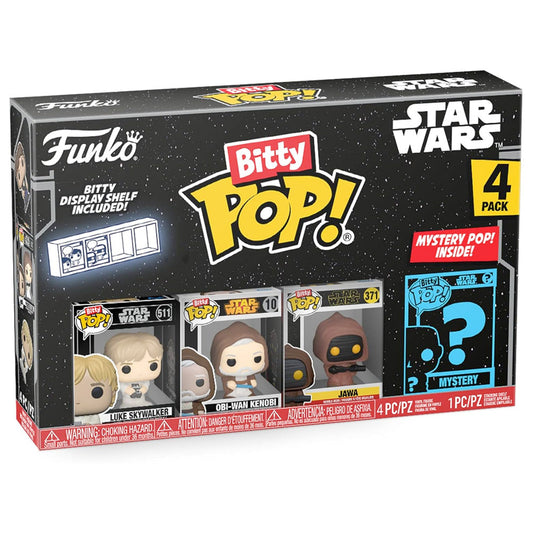 Funko Bitty POP! Star Wars 4er Pack, 3 cm goobee