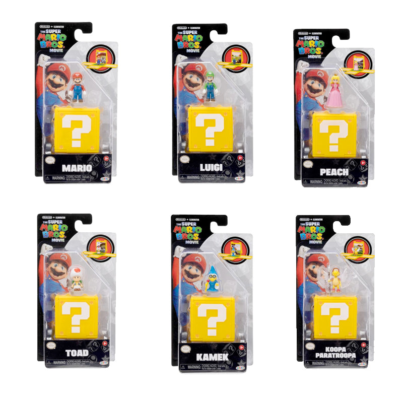 Nintendo Super Mario Movie Mini Figuren, 3 cm