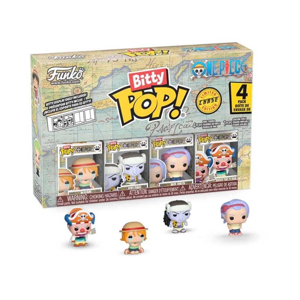 Funko Bitty POP! One Piece 4er Pack, 3 cm goobee