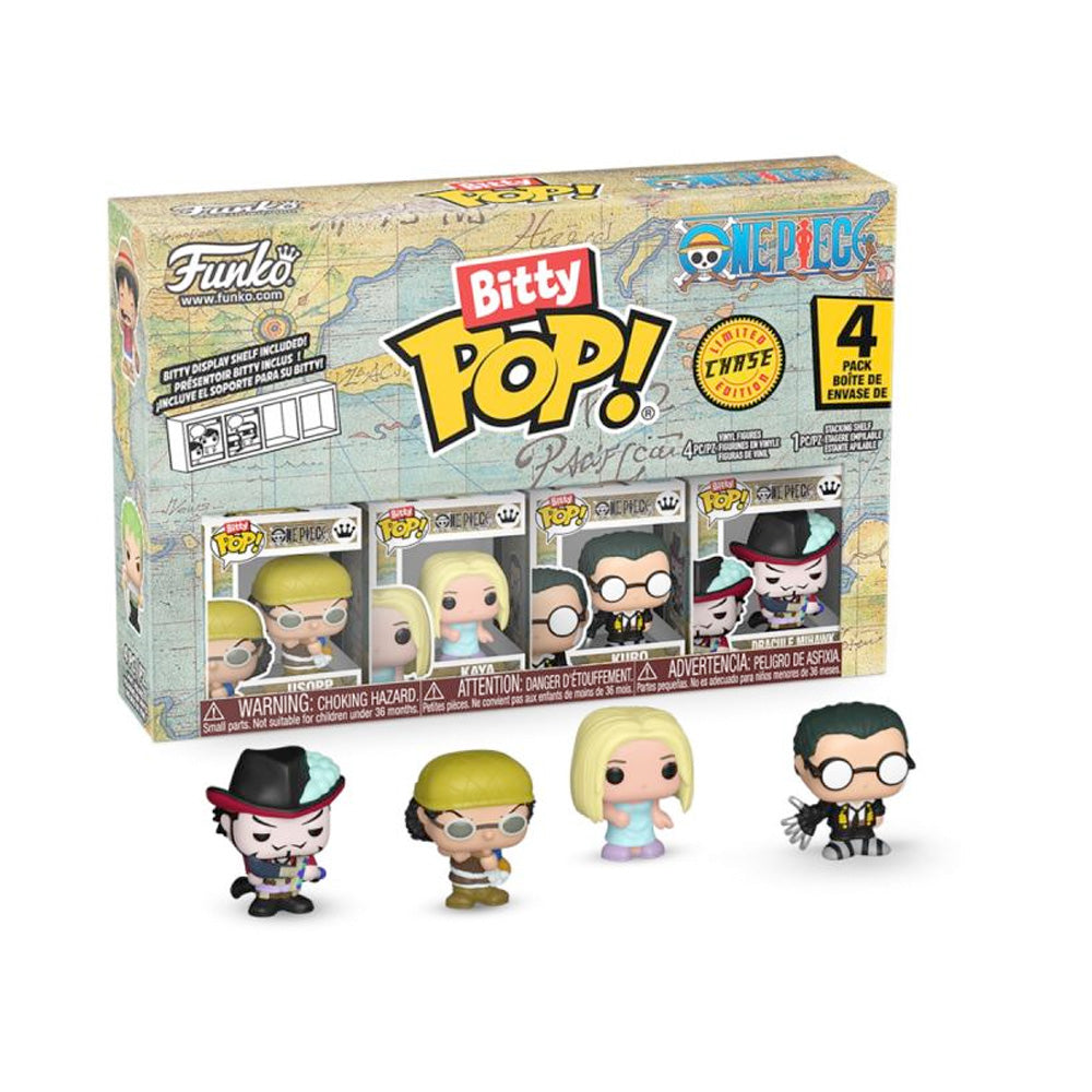 Funko Bitty POP! One Piece 4er Pack, 3 cm goobee