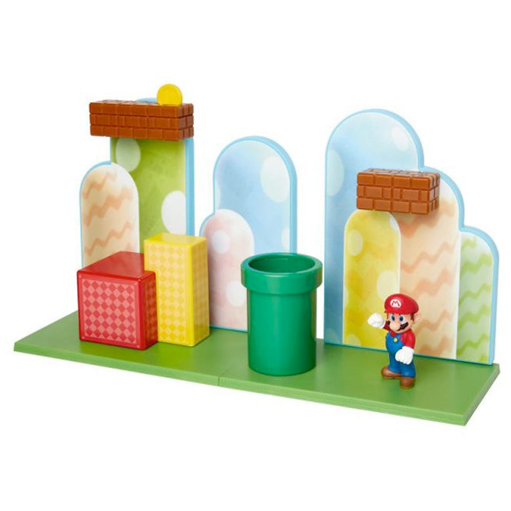 Nintendo Super Mario Acorn Plains Spielset, 6,5 cm goobee