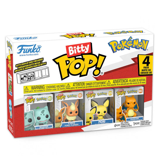 Funko Bitty POP! Pokemon 4er Pack (3 cm)