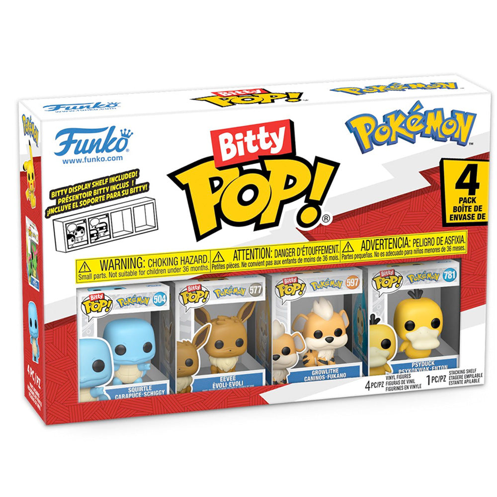 Funko Bitty POP! Pokemon 4er Pack (3 cm)