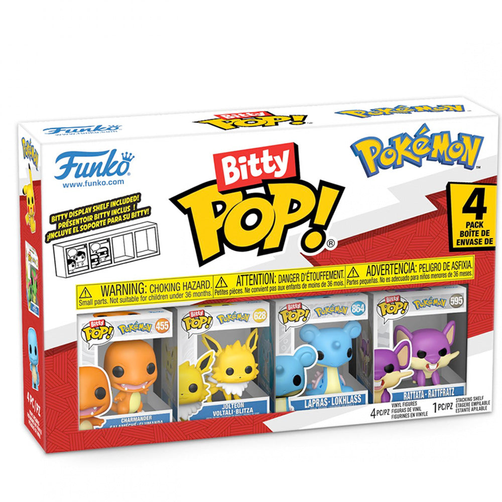 Funko Bitty POP! Pokemon 4er Pack (3 cm)
