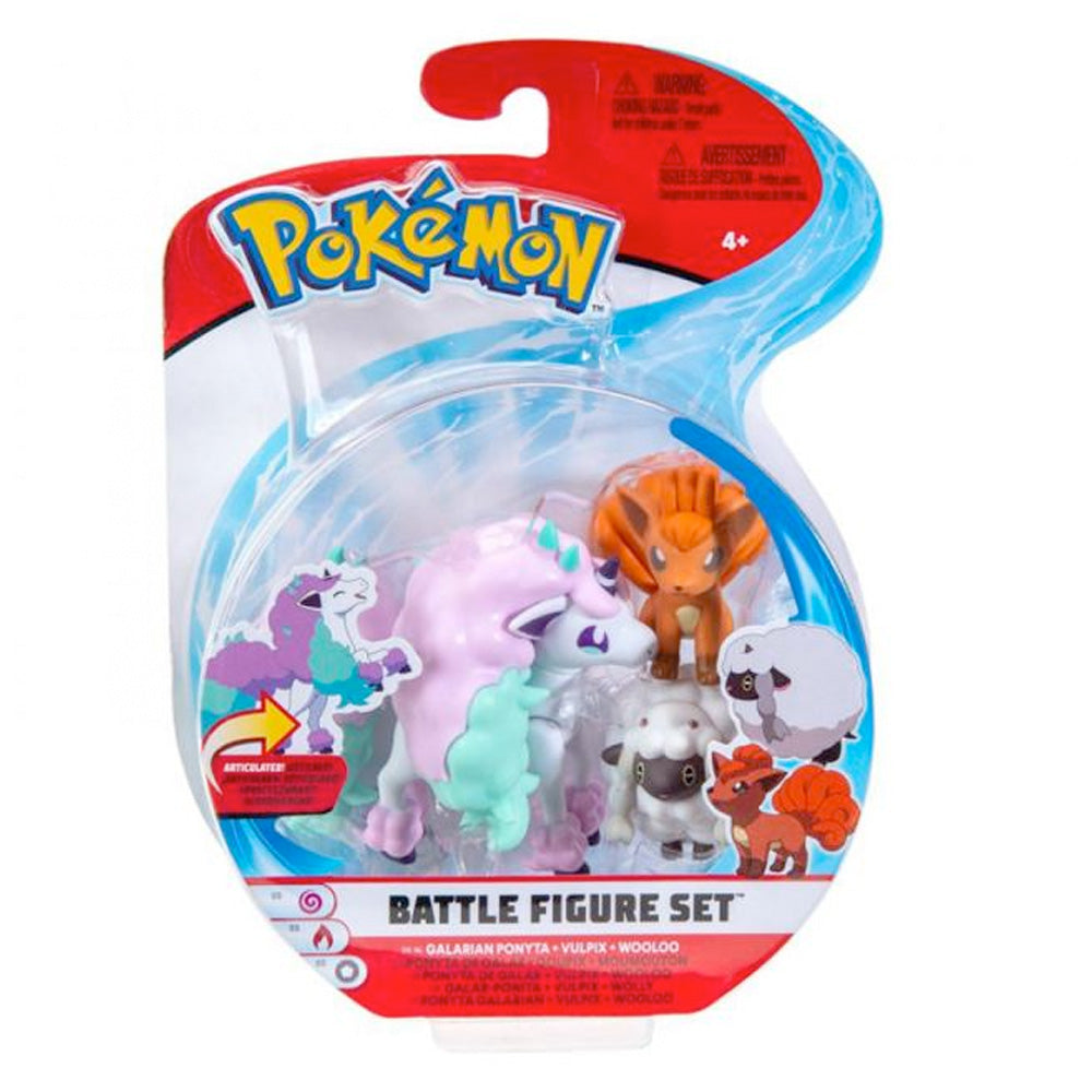 Pokémon Battle Figuren Pokemon Battle FiPack Wave 9 Wolly, Vulpix & Galar Ponita goobee